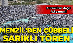 Menzilciler Adıyaman'da "icazet töreni" gerçekleştirdi