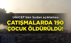 UNICEF: Sudan’daki çatışmalarda 190 çocuk öldürüldü