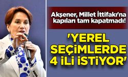 Kulis: Akşener, Millet İttifakı'na kapıları tam kapatmadı! Yerel seçimlerde dört ili istiyor