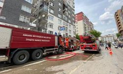 Ankara'da apartmanda yangın: Can kaybı var