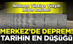 Merkez Bankası kasasında deprem! Tarihin en düşük seviyesi