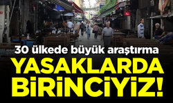 30 ülkede büyük araştırma! Türkiye yasaklarda birinci