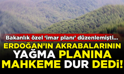 Erdoğan'ın akrabalarının 'yağma' planına mahkeme DUR dedi!