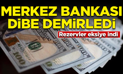Merkez Bankası dibe demirledi! Rezervler eksiye indi