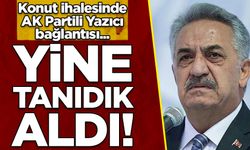 AK Partili Hayati Yazıcı'nın dünürüne ihale