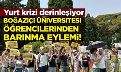 Boğaziçi Üniversite'si öğrencileri barınma krizine karşı eylemde