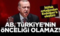 İttifak ortağından Erdoğan'a eleştiri: AB, Türkiye'nin önceliği olamaz