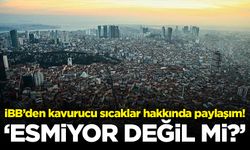 İBB, 'betonlaşmanın' sonuçlarını paylaştı! 'Esmiyor değil mi?'