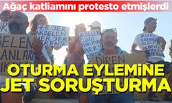Ağaç katliamına karşı oturma eylemine soruşturma