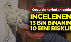 Ordu'da korkutan tablo: İncelenen 13 bin binanın 10 bini riskli!