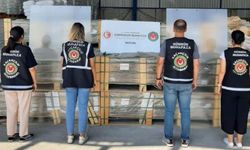 Mersin'de 265 ton kaçak cam ele geçirildi!