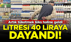 Artık tüketmek bile lüks! Sütün litresi 40 liraya dayandı