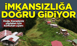 Karadeniz yaylaları için korkutan uyarı: İmkansızlığa doğru gidiyor