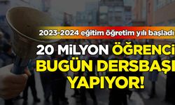 Okullar açıldı, 20 milyon öğrenci dersbaşı yapıyor