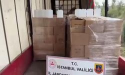 İstanbul'da TIR'da 15 ton etil alkol ele geçirildi