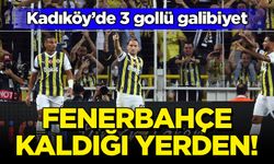 Fenerbahçe'den 3 gollü galibiyet: 3-1
