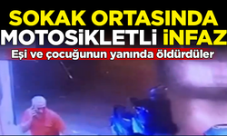 Adana'da motosikletli infaz! Eşi ve çocuğunun yanında öldürdüler