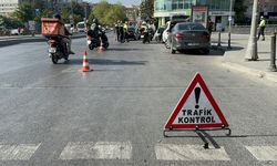 Kadıköy'de 31 motosiklet sürücüsüne 75 bin lira ceza
