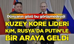 Dünyanın gözü bu görüşmedeydi: Kuzey Kore lideri Kim, Rusya'da Putin'le bir araya geldi