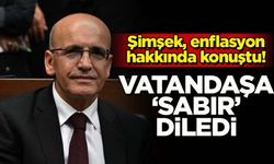 Mehmet Şimşek, enflasyon hakkında konuştu! Vatandaşa 'sabır' diledi