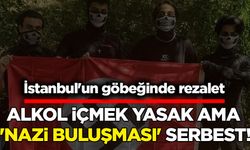 İstanbul'un göbeğinde rezalet: Alkol içmek yasak ama 'Nazi buluşması' serbest!
