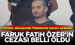 Thodex kurucusu Faruk Fatih Özer'in cezası belli oldu!