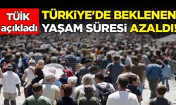 TÜİK açıkladı: Türkiye'de beklenen yaşam süresi azaldı