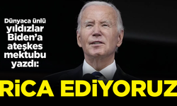 Dünyaca ünlü yıldızlar, Biden'a 'ateşkes' mektubu yazdı: Rica ediyoruz