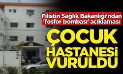 Filistin Sağlık Bakanlığı'ndan 'fosfor bombası' açıklaması