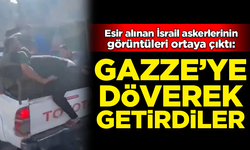 Esir İsrail askerlerinin görüntüleri ortaya çıktı! Döve döve getirdiler