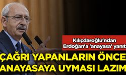 Kılıçdaroğlu'ndan Erdoğan'a 'anayasa' yanıtı
