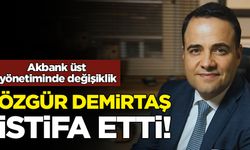 Akbank üst yönetiminde değişiklik: Prof. Dr. Özgür Demirtaş istifa etti