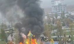 Gaziantep'te çocuk parkının yakılmasında 9 PKK şüphelisine gözaltı