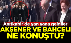 Anıtkabir'de yan yana geldiler! Akşener ve Bahçeli ne konuştu?