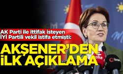 AK Parti ile ittifak isteyen İYİ Partili vekilin istifasının ardından Akşener'den açıklama