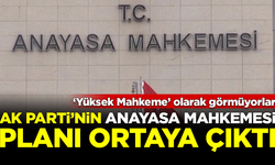 Yargı krizi sonrası AK Parti'nin Anayasa Mahkemesi planı ortaya çıktı!
