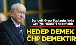 MHP lideri Devlet Bahçeli partisinin grup toplantısında konuştu