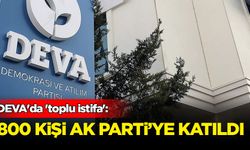 DEVA'da 'toplu istifa': 800 kişi AK Parti'ye katıldı