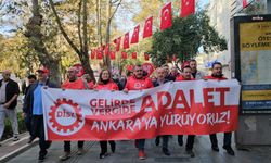 DİSK’in Ankara yürüyüşü üçüncü gününde Koceli'nden başladı