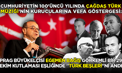 Prag Büyükelçisi Egemen Bağış görkemli bir 29 Ekim kutlaması eşliğinde "Türk Beşleri"ni andı