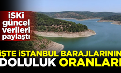 İSKİ güncel verileri paylaştı: İşte İstanbul barajlarının doluluk oranları