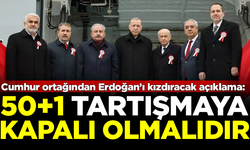 Cumhur İttifakı ortağından, Erdoğan'ı kızdıracak 50+1 açıklaması: Tartışmaya kapalı olmalıdır