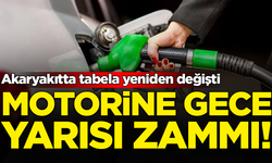 Akaryakıtta tabela yeniden değişti: Motorine gece yarısı zammı!