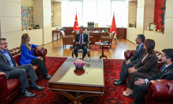 CHP Genel Başkanı Özgür Özel DİSK Genel Başkanı Arzu Çerkezoğlu ile görüştü