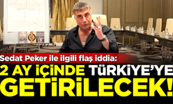 Sedat Peker ile ilgili flaş iddia: 2 ay içinde Türkiye'ye getirilecek