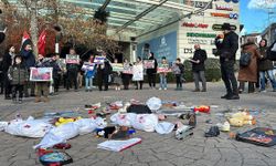 Edirne ve Tekirdağ'da İsrail protestosu