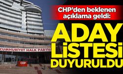 CHP aday listesini duyurdu