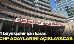 CHP büyükşehir belediye başkan adaylarını açıklayacak