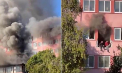 Eski devlet hastanesi deposunda yangın! Mahsur kalan 2 işçi kurtarıldı