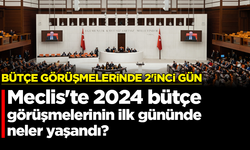 Meclis'te 2024 bütçe görüşmelerinin ilk gününde neler yaşandı?